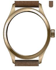 青銅材質(zhì)NH35機械機芯藍寶石玻璃39mm表盤